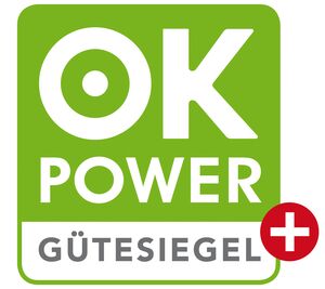 Ok-Power+ Gütesiegel